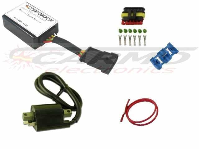 Yamaha X-Max 400 2018-2020 High Performance ECU Flash tuning + Akrapovic S-Y4SO018-HRAASS (Stage 3)